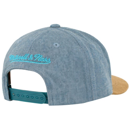 Mitchell & Ness NBA Vancouver Grizzlies Denim Script Navy Cap - Image 2