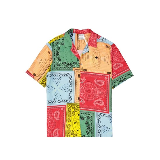 Marcelo Burlon Flerfärgad Viskosmönstrad Skjorta - Image 1