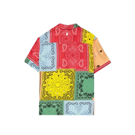 Marcelo Burlon Flerfärgad Viskosmönstrad Skjorta - Image 2