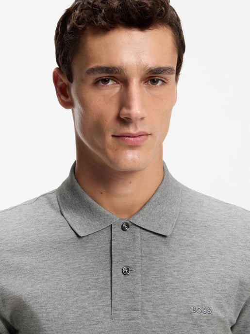 Heren Zilveren Pallas Polo Shirt - Image 2