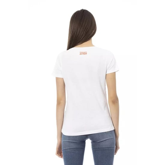 Trussardi Action Vit Bomull T-shirtar - Image 2