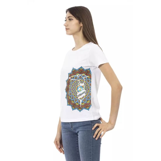 Trussardi Action Vit Bomull T-shirtar - Image 3