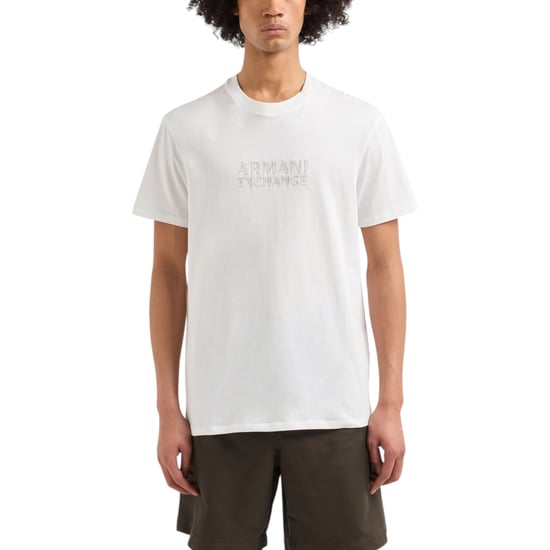 Armani Exchange Mens T Shirts Short Sleeve Crew Neck ASV Logo Cotton Summer Tee - Image 1