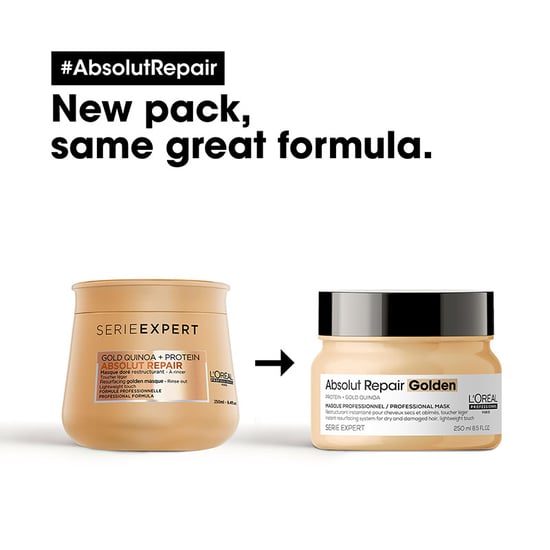 L'oréal Professional Serie Expert Absolut Repair Lightweight Masque 250ml Double - Image 5