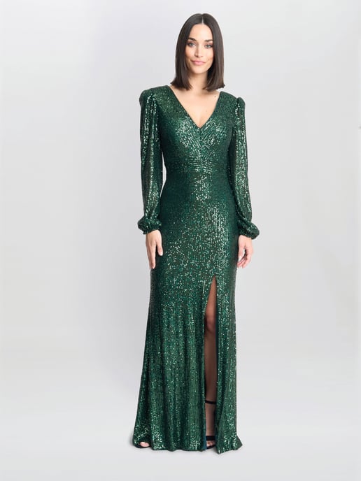 Alison Sequn V Neck Maxi Dress - Image 2