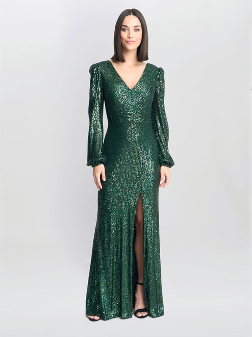 Alison Sequn V Neck Maxi Dress - Image 5