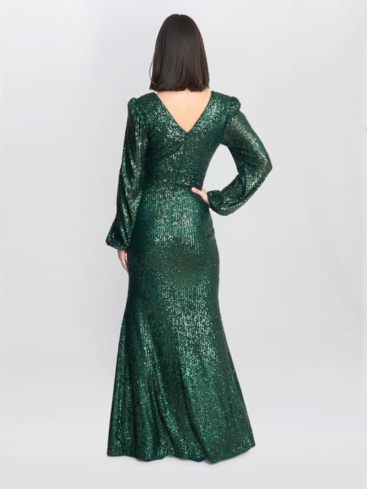Alison Sequn V Neck Maxi Dress - Image 6