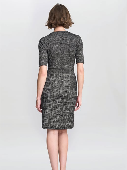 Antonella Button Detail Knit Dress - Image 3