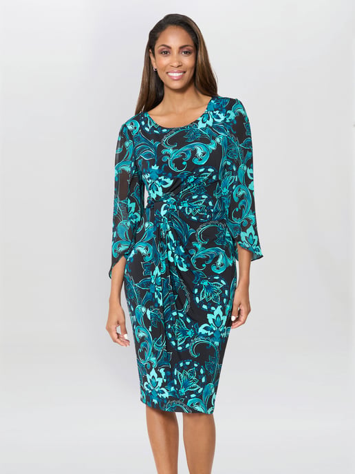 Zelda Draped Jersey Dress - Image 1