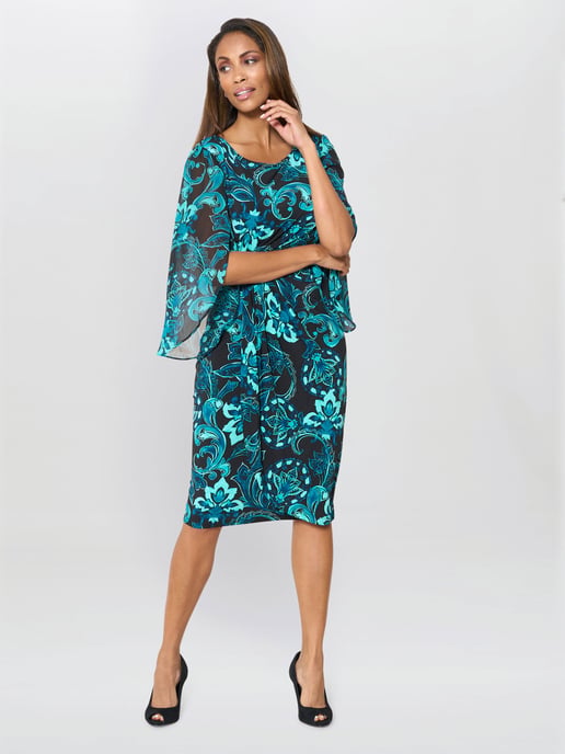 Zelda Draped Jersey Dress - Image 3