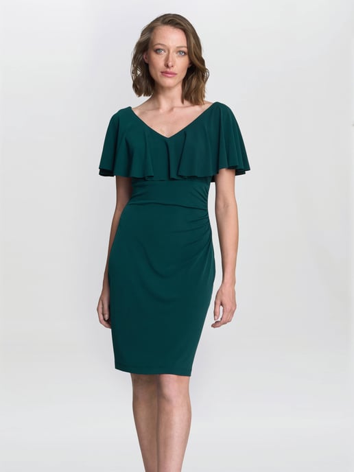 Allie Flutter Sleeve Cocktail Dress - Image 1