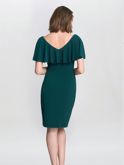 Allie Flutter Sleeve Cocktail Dress - Image 2