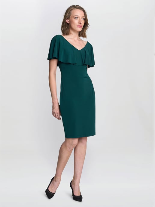 Allie Flutter Sleeve Cocktail Dress - Image 3
