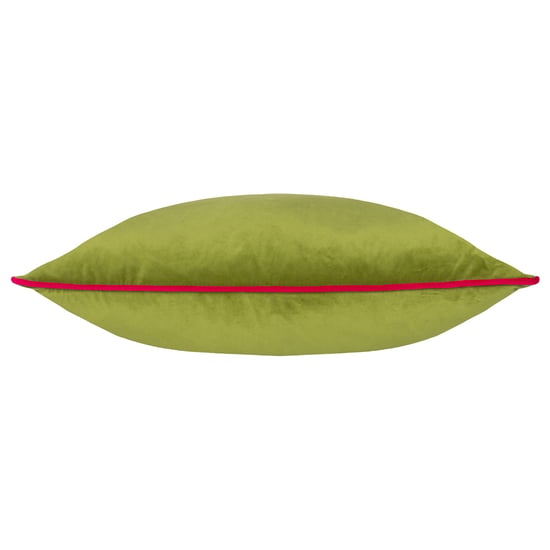 Furn Meridian Velvet Cushion Cover, Lime/Hot Pink - Image 3