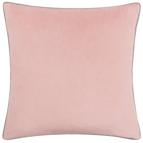 Furn Meridian Velvet Cushion Cover, Blush/Grey - Image 2