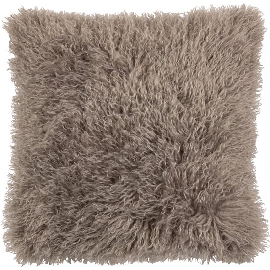 Furn Rowan Faux Fur Cushion Cover, Mocha - Image 2
