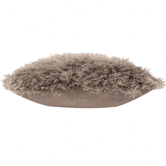 Furn Rowan Faux Fur Cushion Cover, Mocha - Image 4
