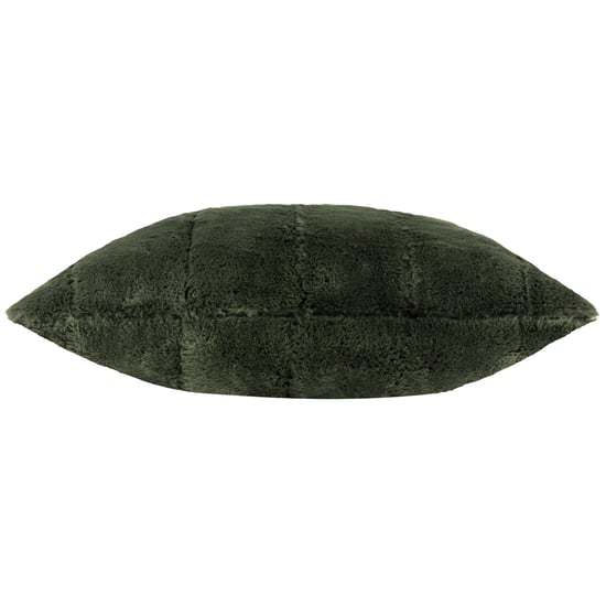 Paoletti Empress Faux Fur Cushion Cover, Pine - Image 3