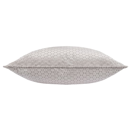 Paoletti Neptune Velvet Cushion Cover, Silver - Image 3