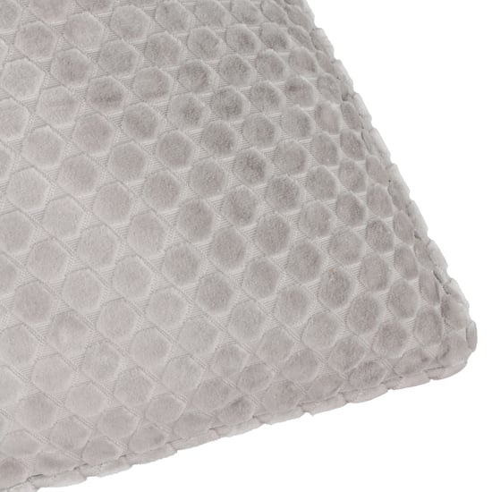 Paoletti Neptune Velvet Cushion Cover, Silver - Image 4