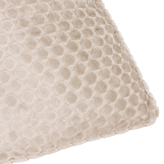 Paoletti Neptune Velvet Cushion Cover, Champagne - Image 4