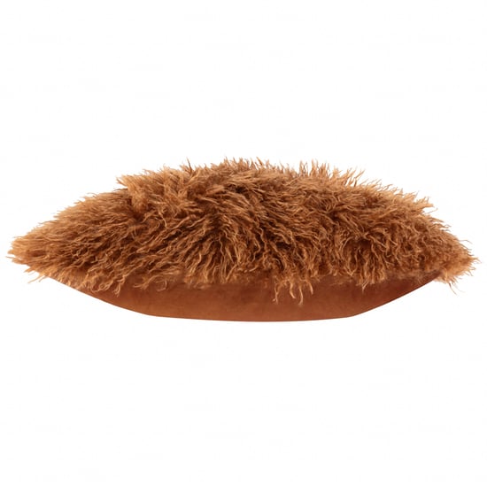 Furn Rowan Faux Fur Cushion Cover, Ginger - Image 4