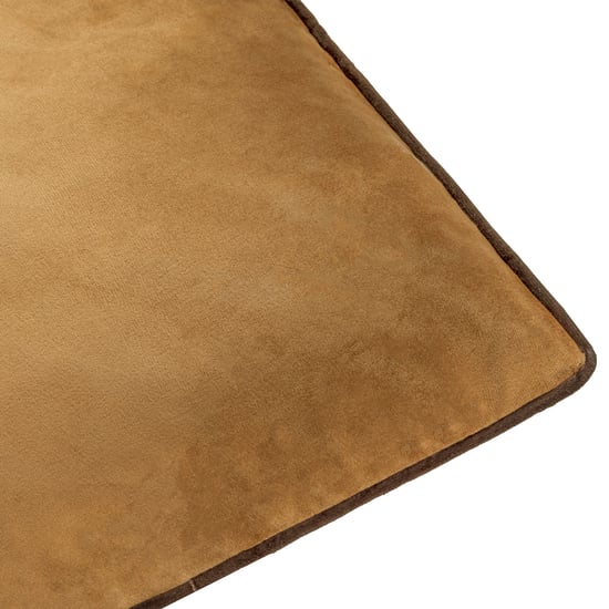 Furn Meridian Velvet Cushion Cover, Caramel/Chocolate - Image 4