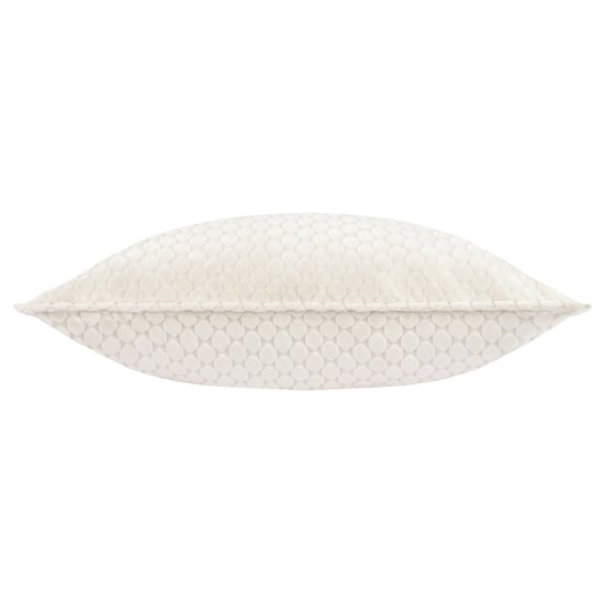 Paoletti Neptune Velvet Cushion Cover, Ivory - Image 3