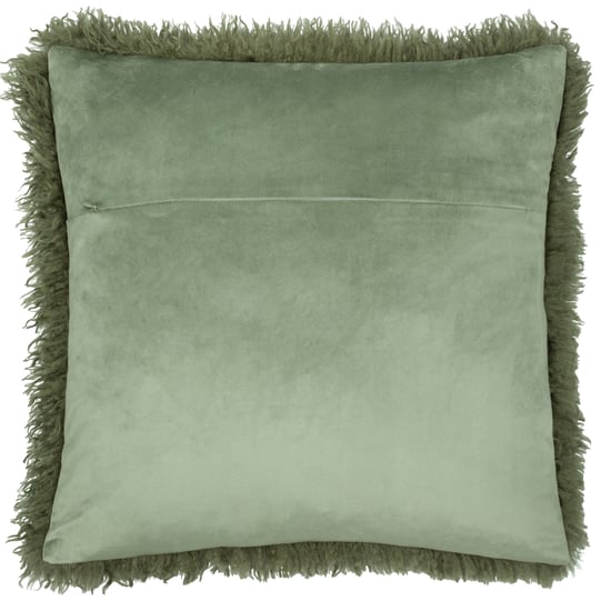 Furn Rowan Faux Fur Polyester Filled Cushion, Khaki - Image 5