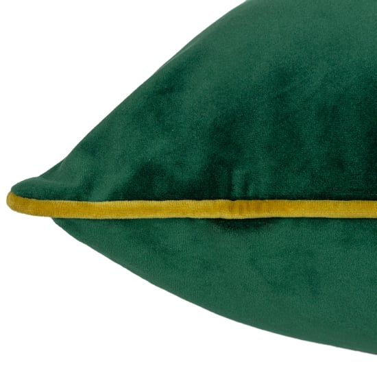 Furn Meridian Velvet Cushion Cover, Emerald/Moss - Image 3