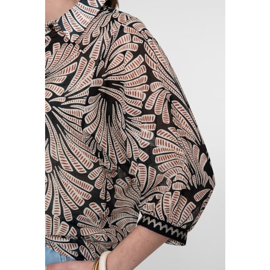 Geisha blouse 63471-20 999 /brown - Image 2