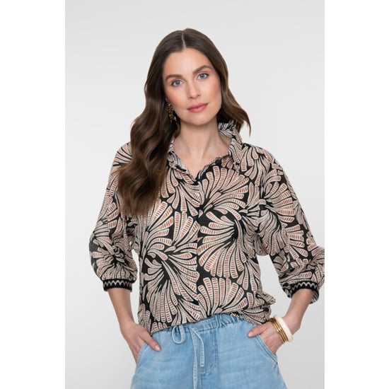 Geisha blouse 63471-20 999 /brown - Image 3