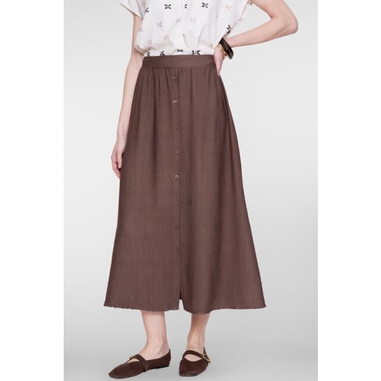 Geisha skirt long solid 66340-70 775 brown - Image 6