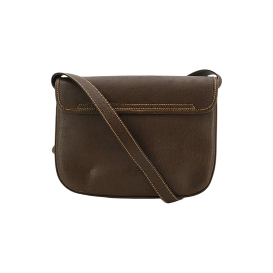 Vintage Gucci leren crossbodytas met GG-logo - Image 3