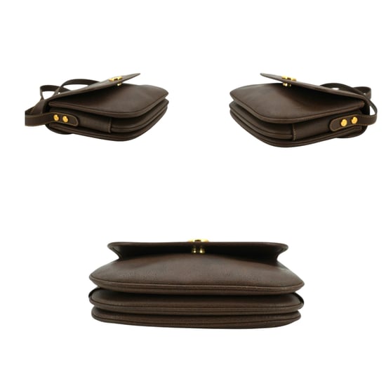 Vintage Gucci leren crossbodytas met GG-logo - Image 4