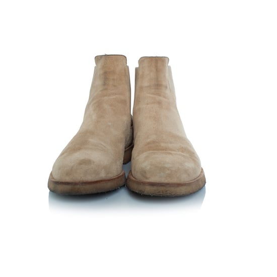 Common Projects, beige suède Chelsea boots - Image 3