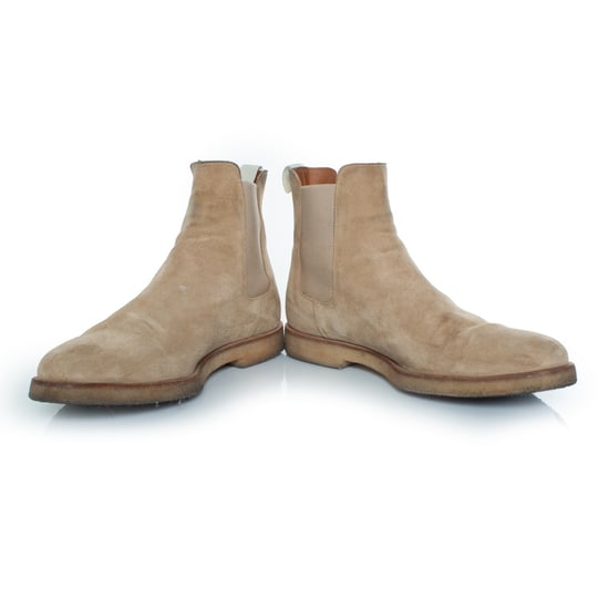 Common Projects, beige suède Chelsea boots - Image 6