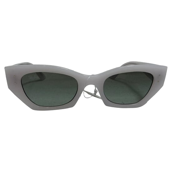 Ray-Ban Zena Cat-Eye Sunglasses in White Acetate - Image 1