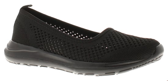Platino Womens Flat Shoes Ballet Flats Pumps Skill Slip On black - Image 1
