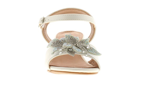 Miss Riot Girls Sandals Party Sparkle Gemma Off White - Image 3