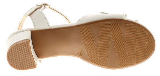 Miss Riot Girls Sandals Party Sparkle Gemma Off White - Image 5