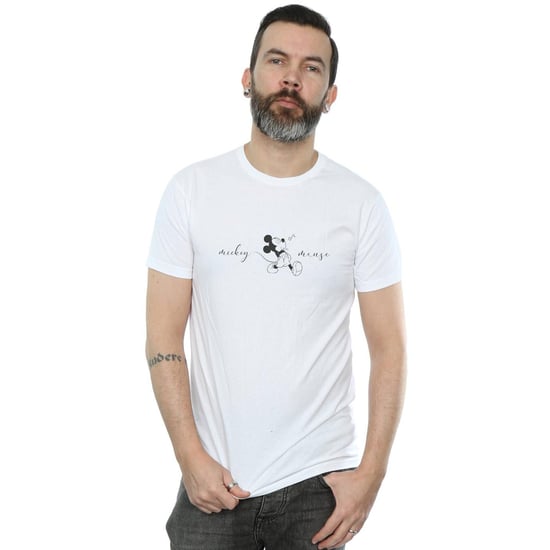 Disney Heren Mickey Mouse Fluitje T-Shirt (Wit) - Image 2