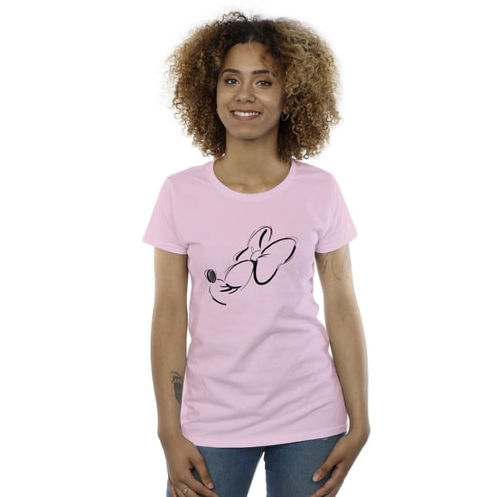 Disney Dam/Lady Minnie Mouse Nose Up - T-shirt i bomull (Baby rosa) - Image 2