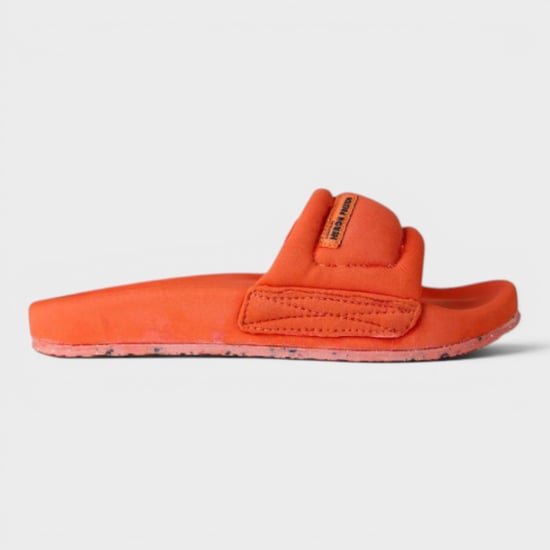 Heron Preston Logo Fabric Slider Orange - Image 1