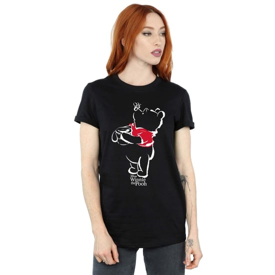 Disney Womens/Ladies Winnie The Pooh Drawing Cotton Boyfriend T-Shirt (Black) - Image 2
