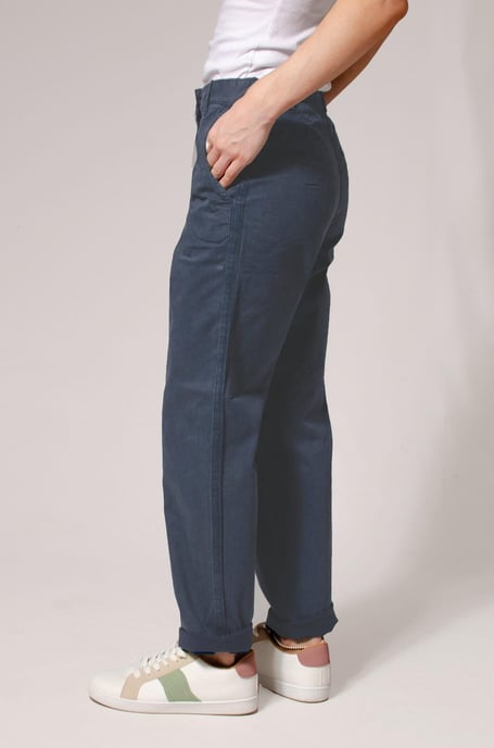Tapered Ankle Grazer Chino Trousers - Image 4