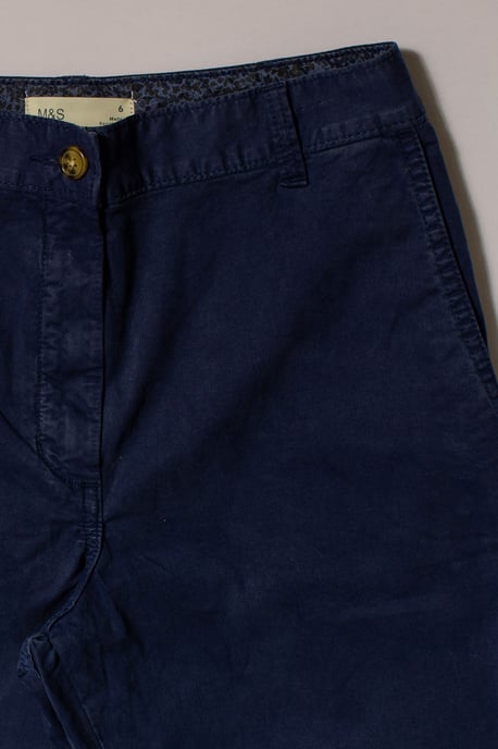 Tapered Ankle Grazer Chino Trousers - Image 6