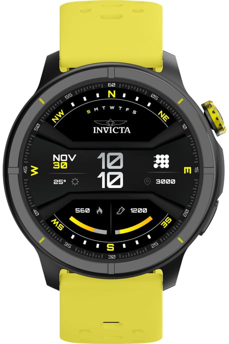 Invicta I-Tech - 2 Pro ITECH-006 Herenhorloge - Smartwatch Uurwerk - Roestvrij Staal met Zwarte Wijzerplaat - 46 mm - Image 2