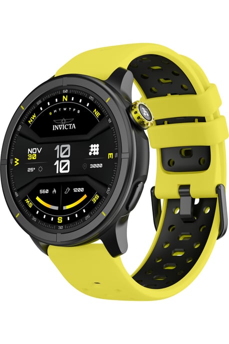 Invicta I-Tech - 2 Pro ITECH-006 Herenhorloge - Smartwatch Uurwerk - Roestvrij Staal met Zwarte Wijzerplaat - 46 mm - Image 3
