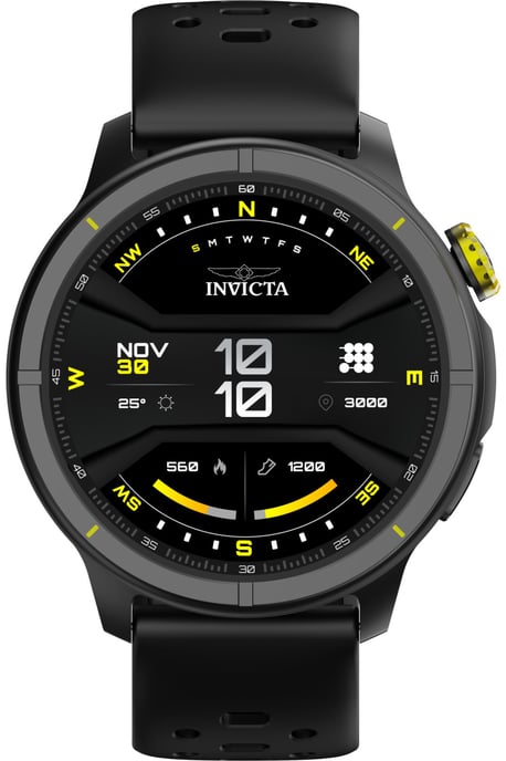 Invicta I-Tech - 2 Pro ITECH-005 Herenhorloge - Smartwatch Uurwerk - Roestvrij Staal met Zwarte Wijzerplaat - 46 mm - Image 2